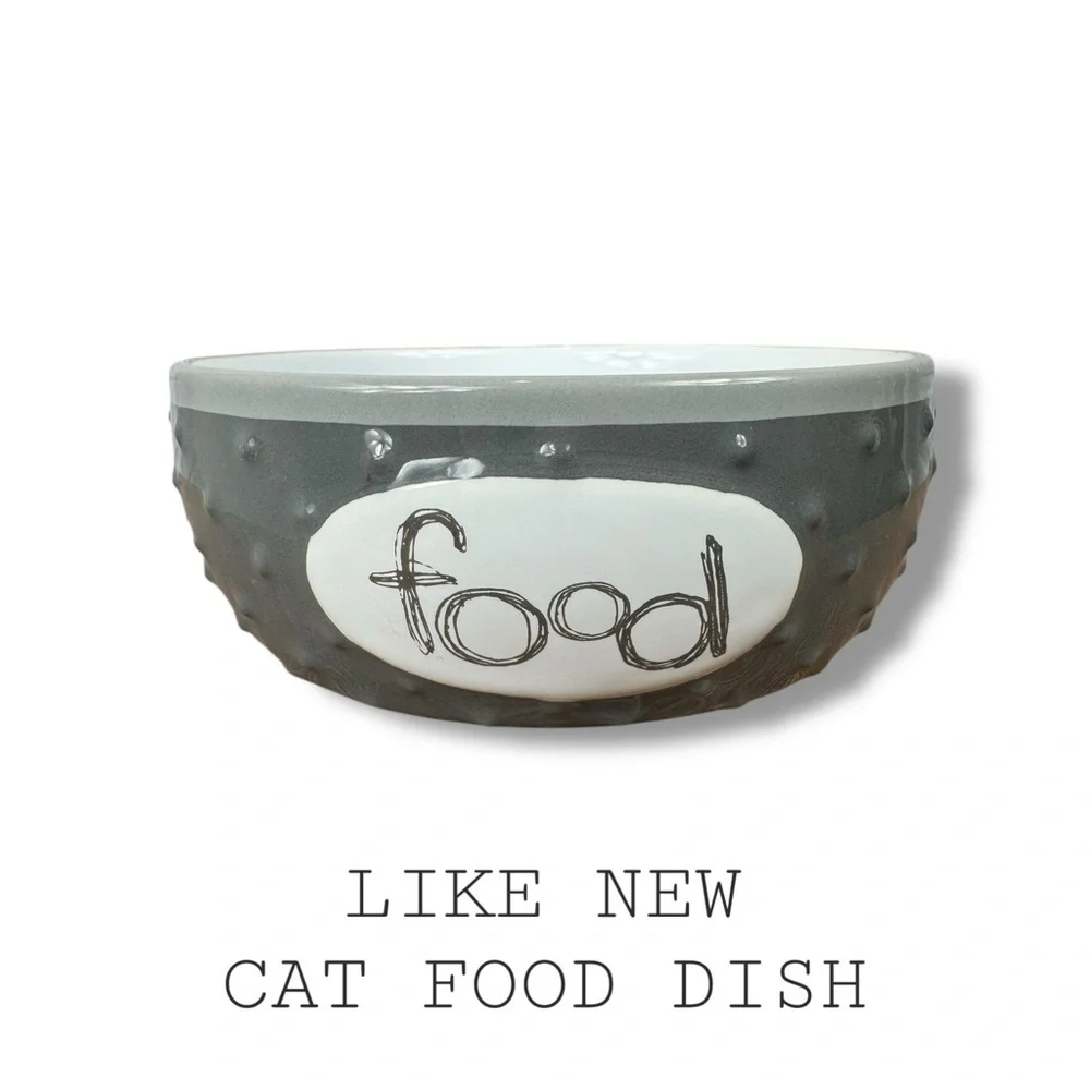 Cat Food Bowl - no chips!